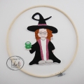 Stickdatei Zauberer Mädchen