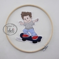 Stickdatei Skater