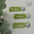 Einkaufswagenlöser mit Fußballmotiv