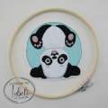 Bild 1 von Stickdatei Panda Kopfstand