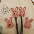Bild 3 von Stickdatei Stifttopper Hase Osterhase  / (Rahmengröße) 10x10