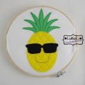 Bild 1 von Stickdatei Ananas mit Brille