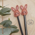 Bild 1 von Stickdatei Stifttopper Hase Osterhase  / (Rahmengröße) 10x10