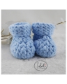 Bild 1 von Babyschuhe 0-3 Monate Chenille hellblau
