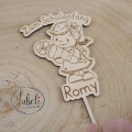 Bild 1 von Cake Topper Schulanfang #2  / (Beschriftung) mit Name