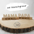 Aufsteller Mama/Papa