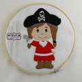 Bild 1 von Stickdatei Piratenbraut