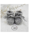 Babyschuhe 0-3 Monate gehäkelt #1
