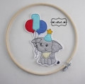 Stickdatei Geburtstag Elefant