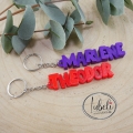 Bild 3 von Schlüsselanhänger mit Name 3D #1