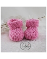 Bild 2 von Babyschuhe 0-3 Monate Chenille rosa